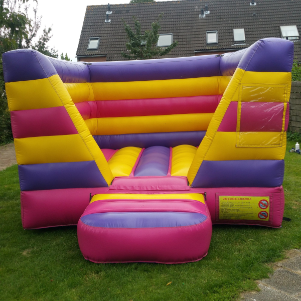 Springkussen 3 X 4 Roze/Geel