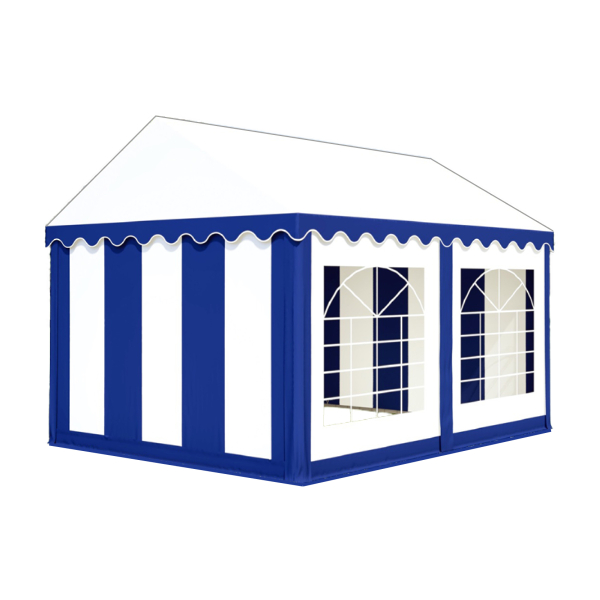 Partytent 3x4 "Wit/Blauw"
