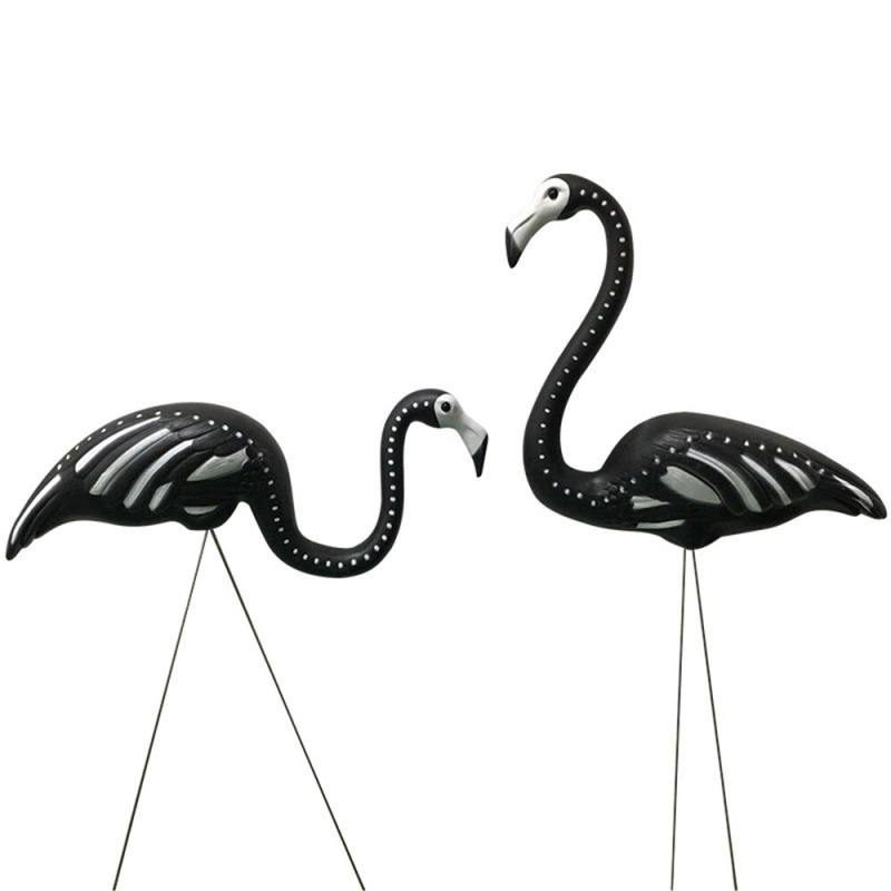 Decoratie Flamingo paar (Halloween)