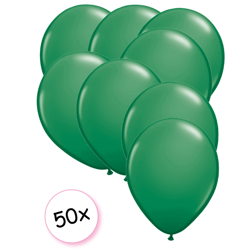 Ballonnen groen 50 stuks 31cm/12inch