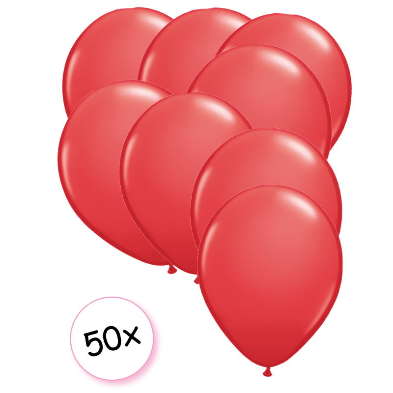 Ballonnen Rood 50 stuks 31cm/12inch