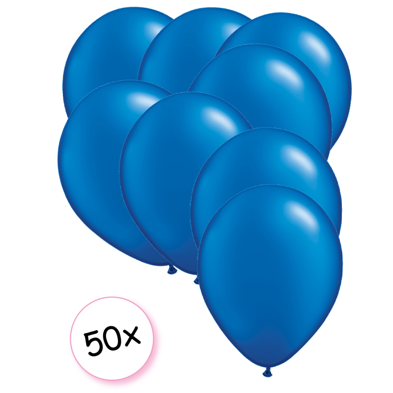 Ballonnen Royal Blue 50 stuks 31cm/12inch