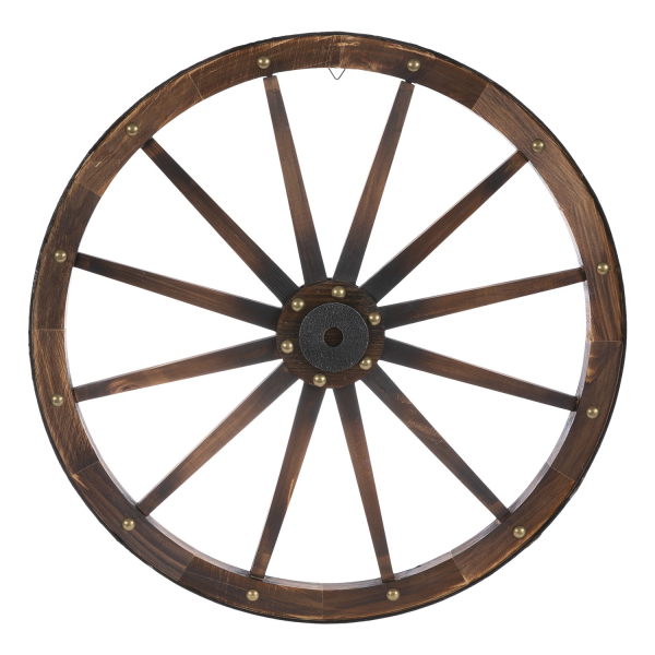 Decoratie Oud karrenwiel