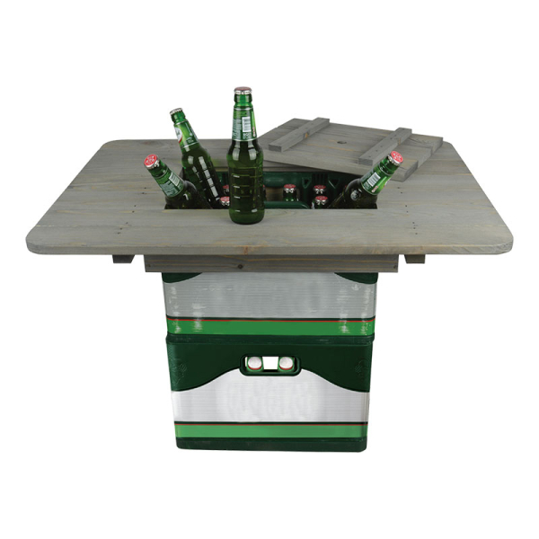 Bierkrat tafel  80x60