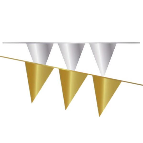 Vlaggenlijn Goud of Zilver 6 meter