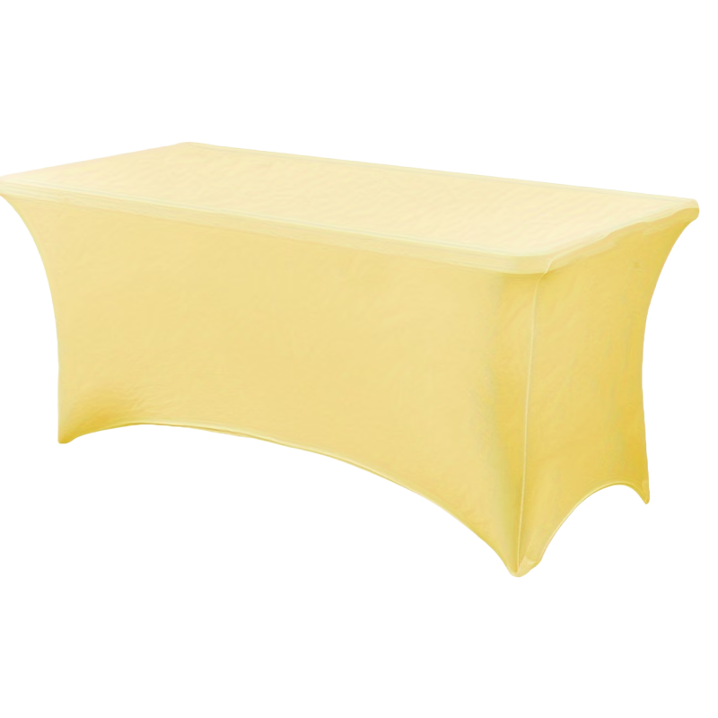 Buffettafel stretch rok Champagne 180x80