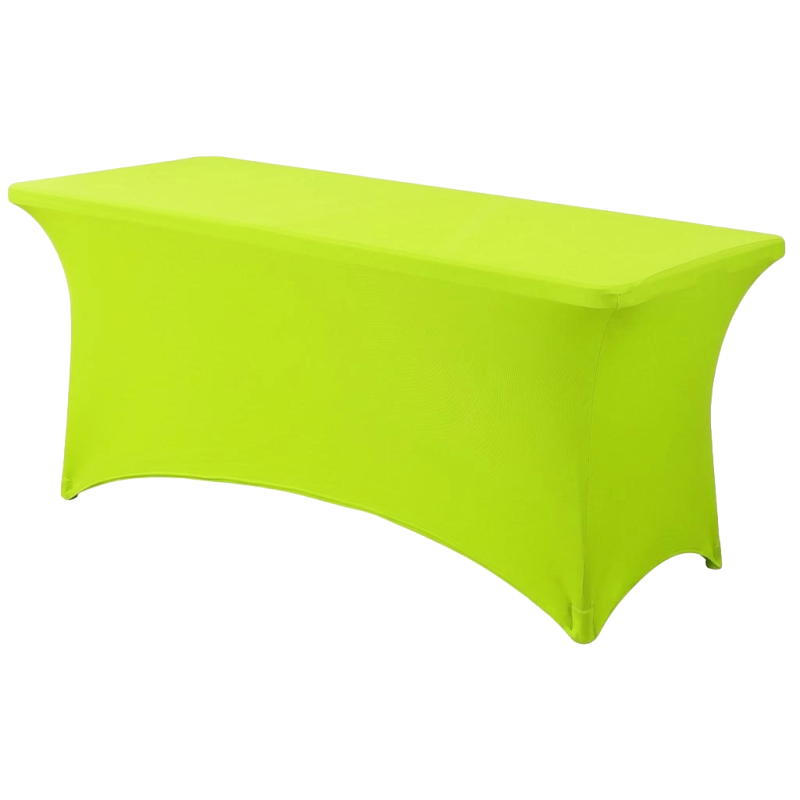 Buffettafel stretch rok Licht groen 180x80