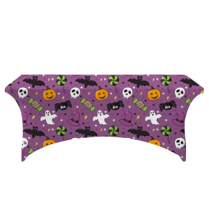 Buffettafel + Rok "Halloween Paars" 180x80