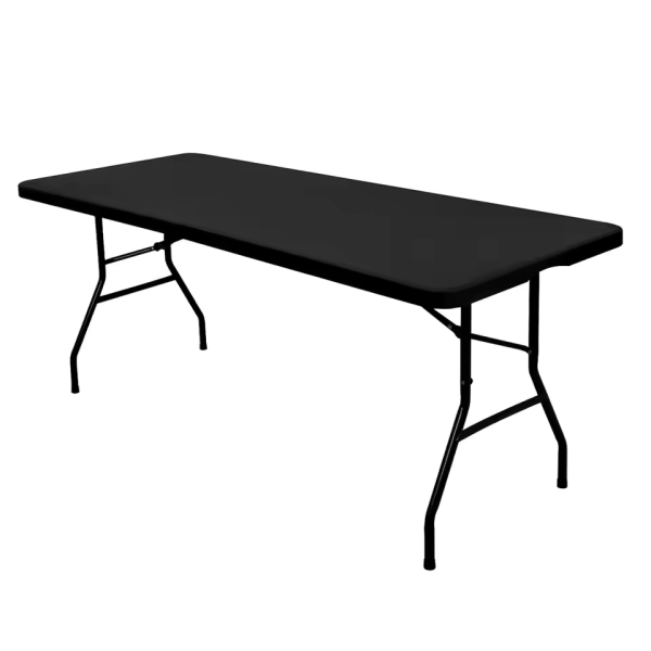 Buffettafel Top Cover stretch Zwart