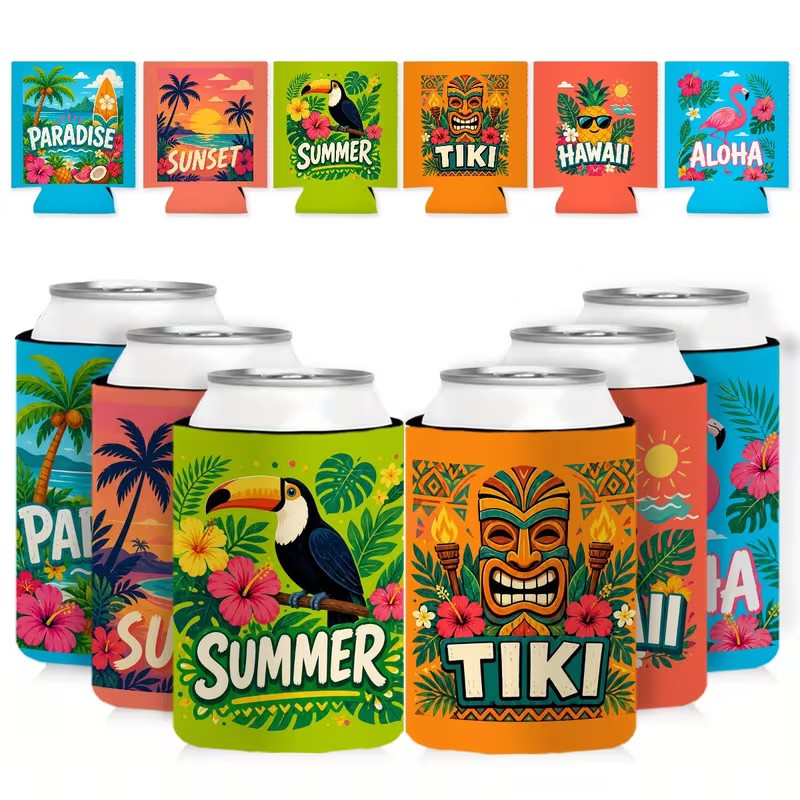 Can koelers "tropical Summer" 6 stuks