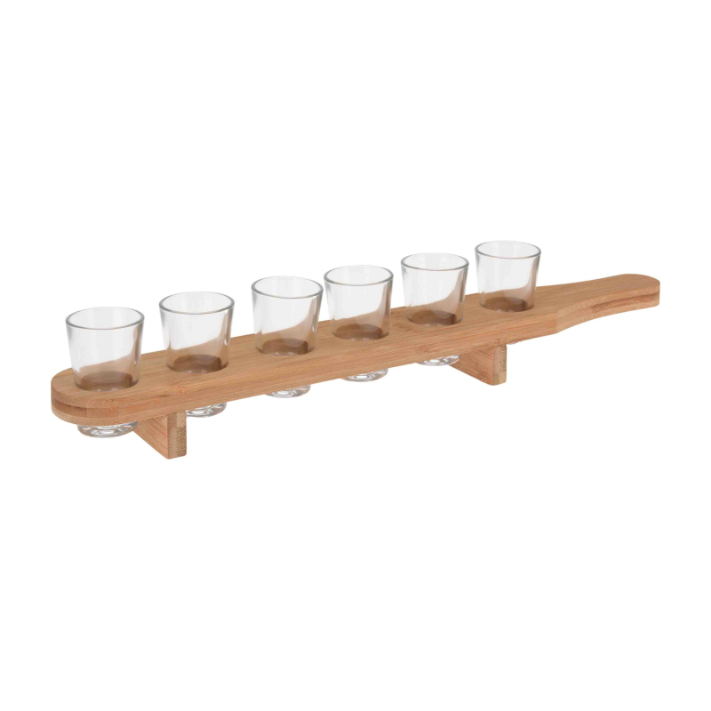 Shot glazen incl. tray 4 CL