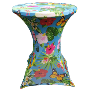 Statafelrok stretch Bloemen & Vlinders Statafelrok stretch Bloemen & Vlinders