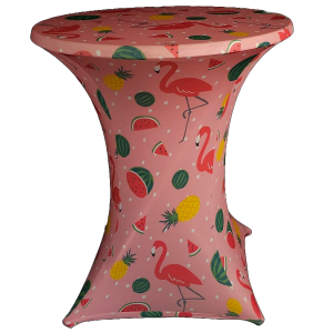 Statafelrok stretch Flamingo's & Watermeloenen Statafelrok stretch Flamingo's & Watermeloenen