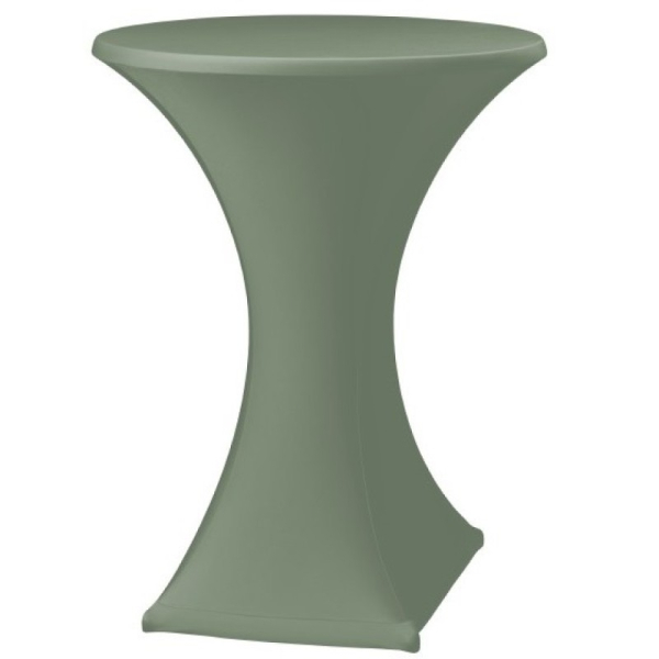 Sta tafel + rok Mos Groen