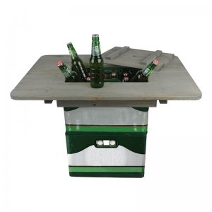 Bierkrat tafel  80x60