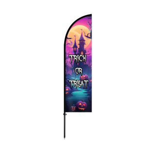 Beachvlag 50x250 cm "Trick or Treat"